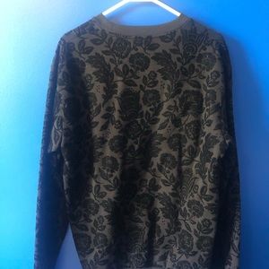 Zara Black Floral Sweater
